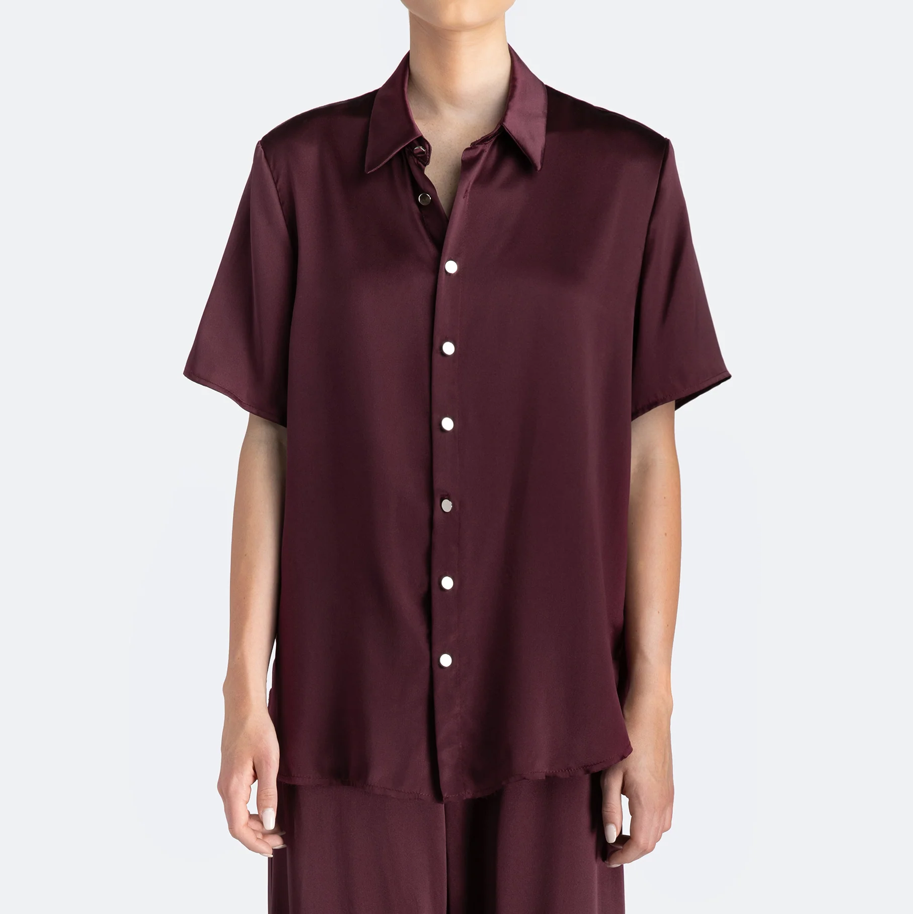 Studio Essential - Short Sleeve Blouse - Pinot - Image 2