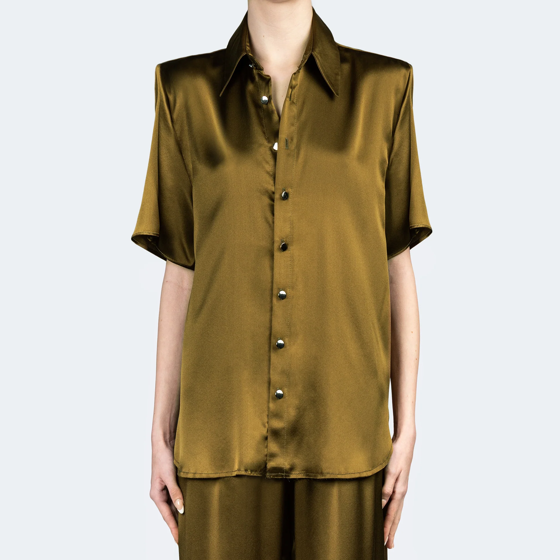 Studio Essential - Short Sleeve Blouse - Commander
