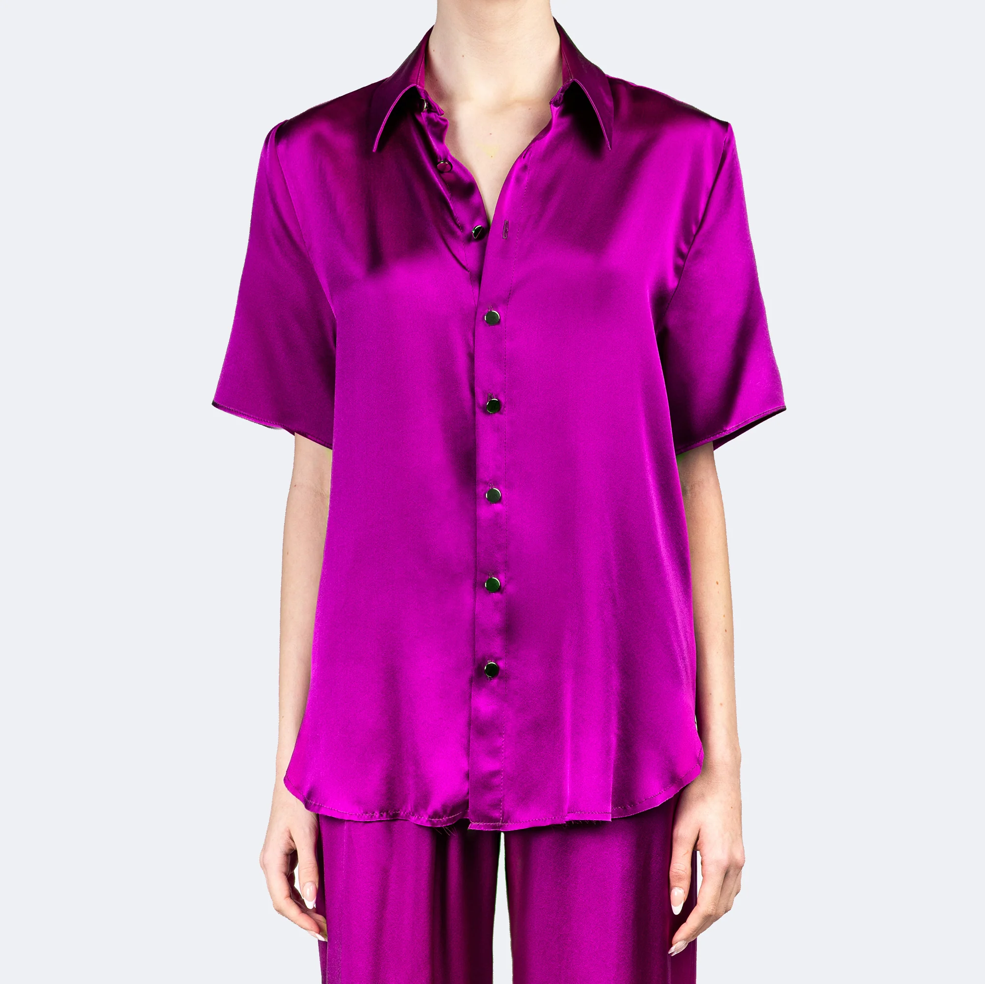 Studio Essential - Short Sleeve Blouse - Magesty - Image 2