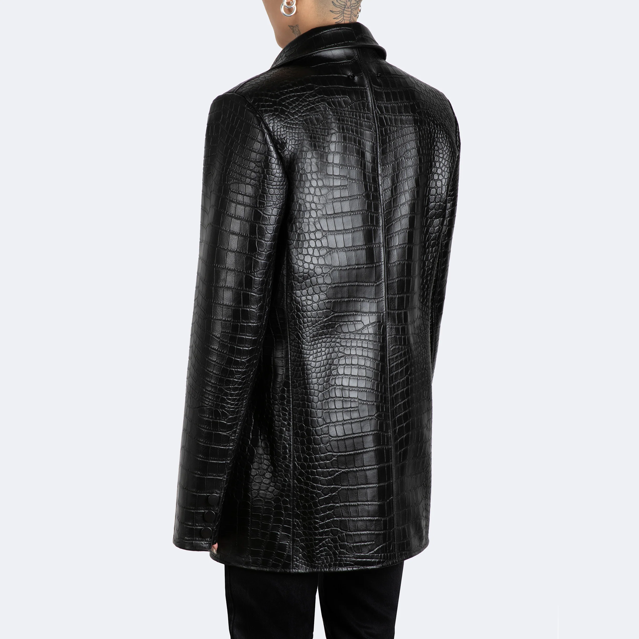 The Kamala Blazer - Croc Embossed - Image 10