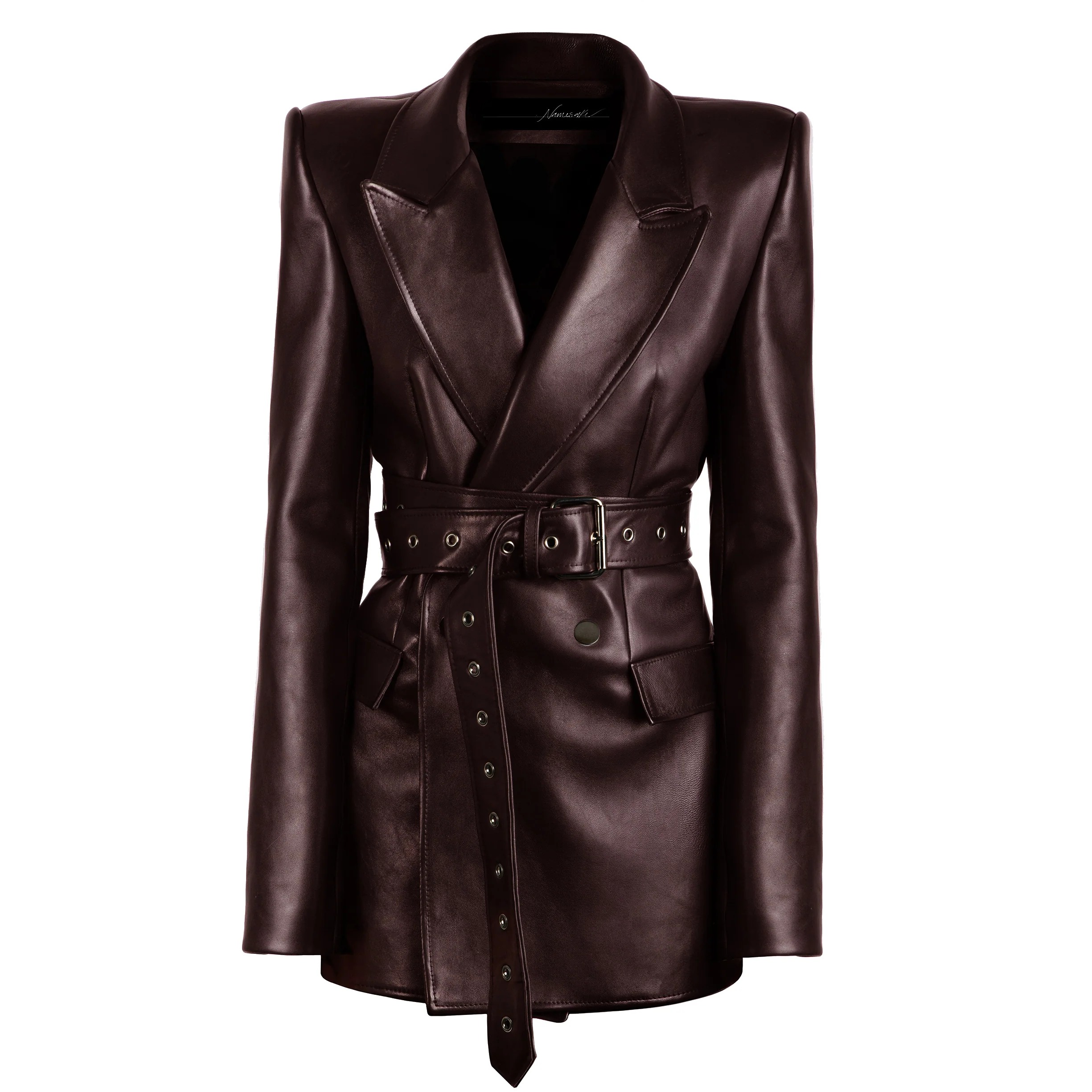 The Kamala Blazer - Oxblood - Image 5